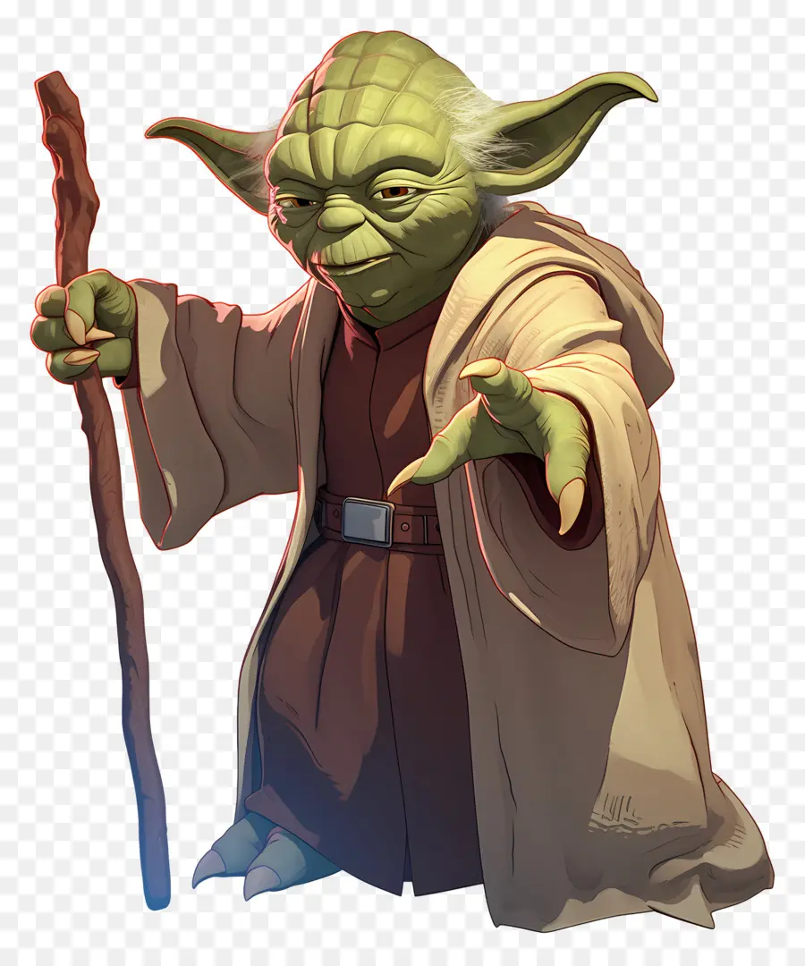 Yoda，Extranjero Sabio Verde PNG