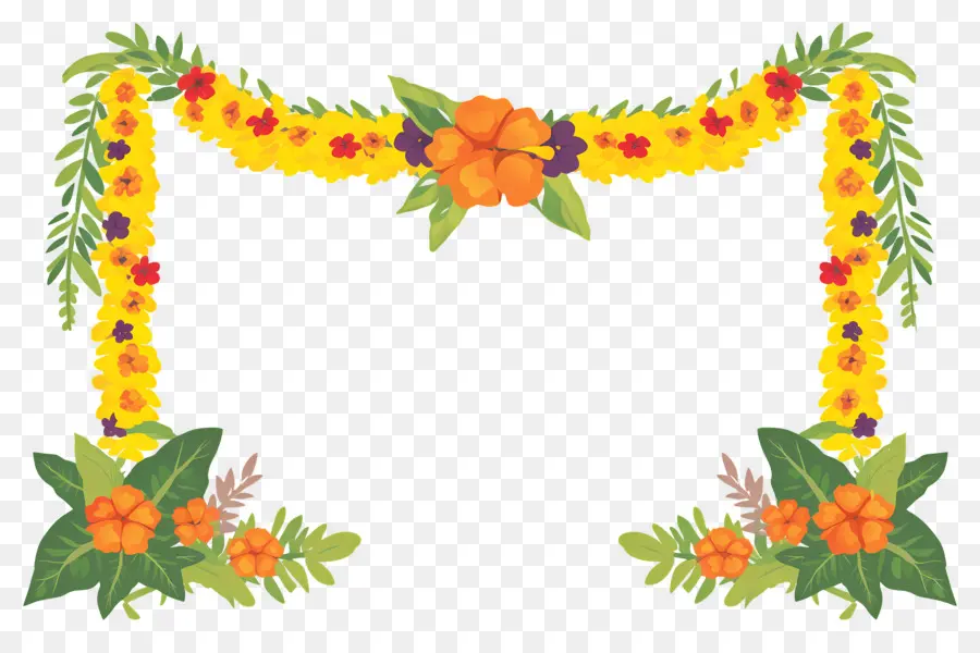 Guirnalda De Flores，Arco Floral PNG