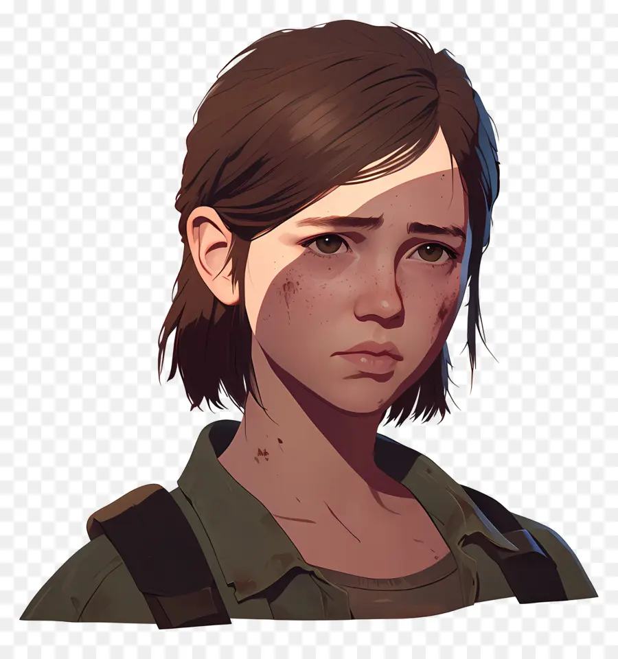 Ellie Williams，Chica Animada PNG