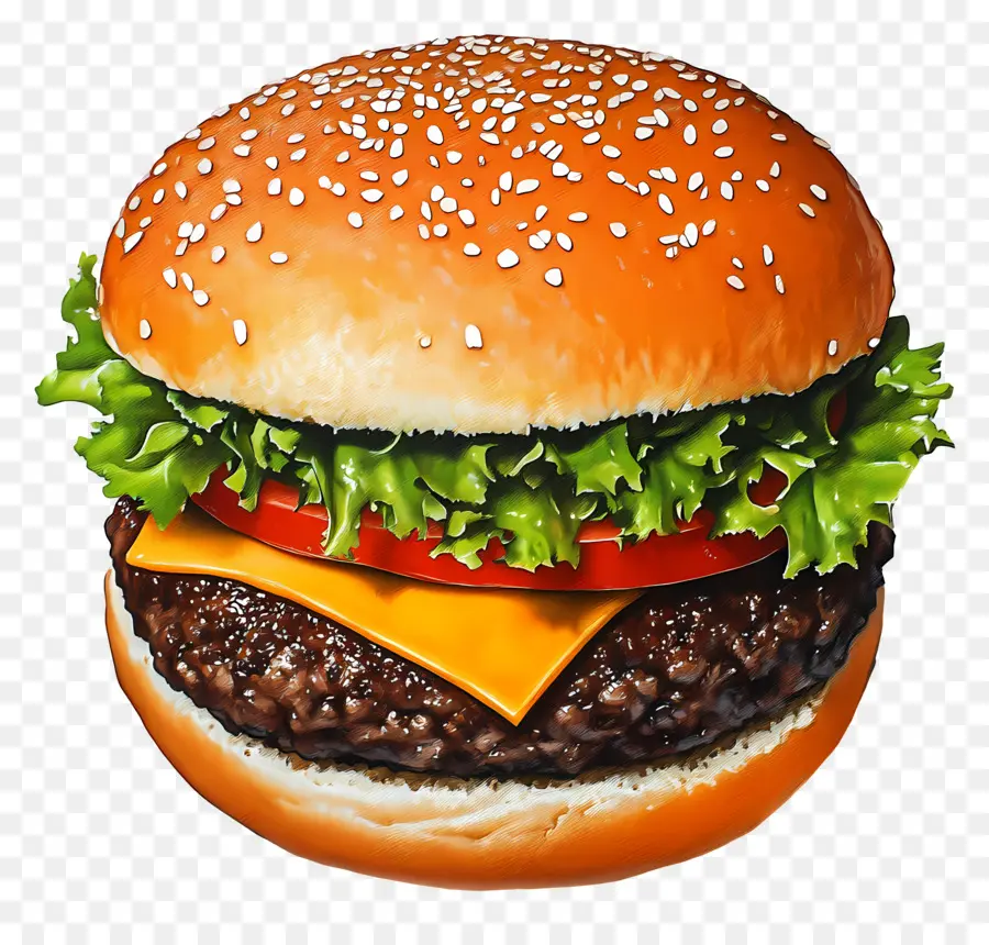 Hamburguesa De Carne，Hamburguesa Con Queso PNG