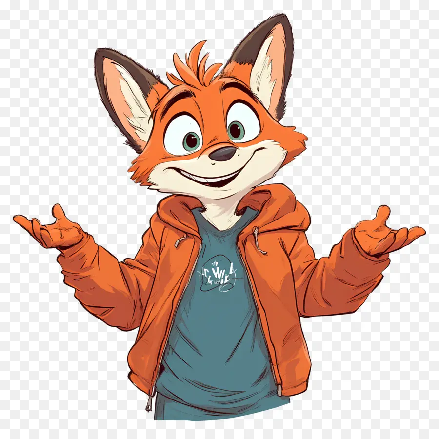 Nick Wilde，Zorro De Dibujos Animados PNG