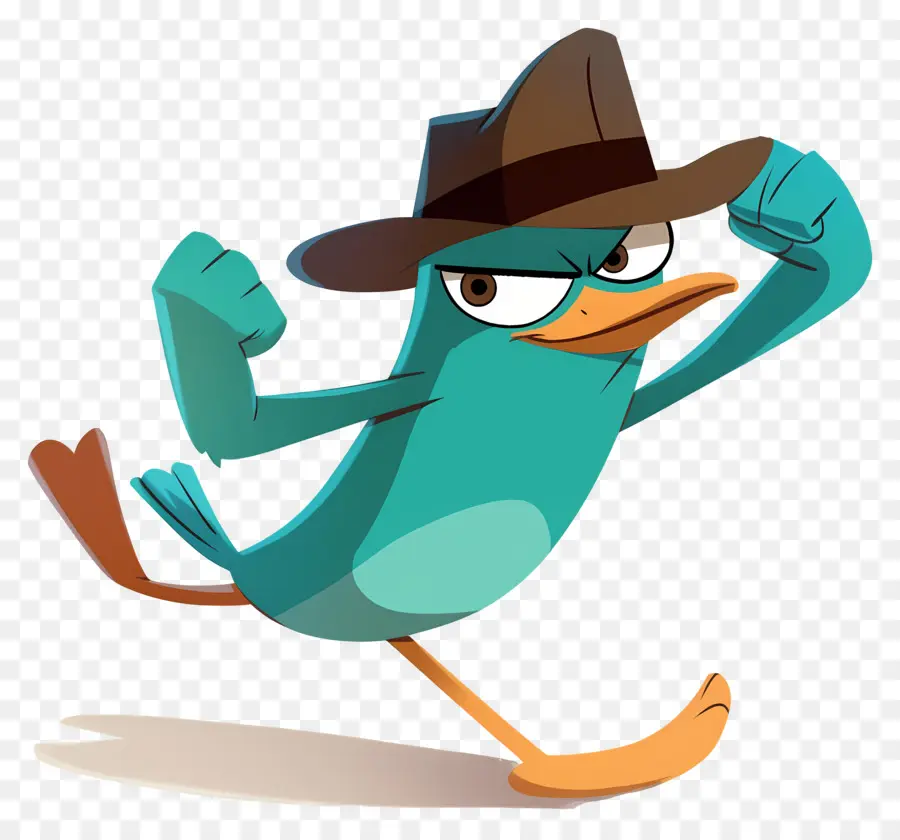 Perry El Ornitorrinco，Agente Ornitorrinco En Acción PNG