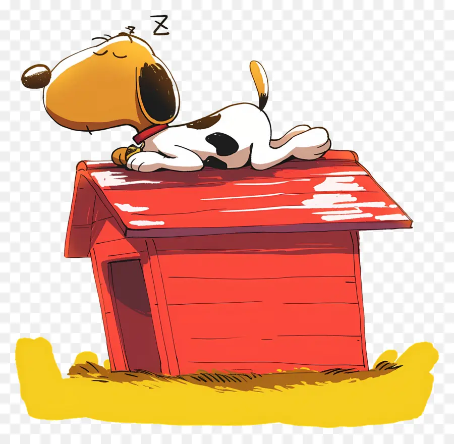 Snoopy Durmiendo，Perro De Dibujos Animados PNG