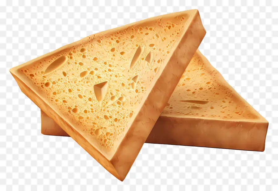 Pan Tostado，Rebanadas De Pan Tostado PNG