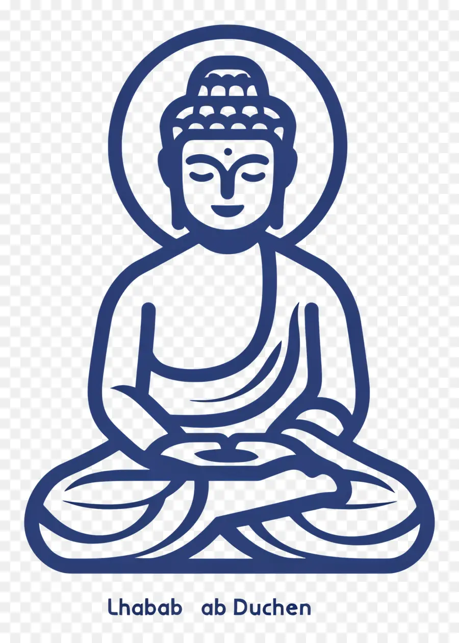 Lhabab Duchen，Esquema De Buda PNG