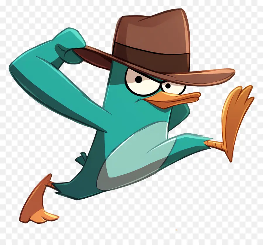 Perry El Ornitorrinco，Agente Ornitorrinco En Acción PNG