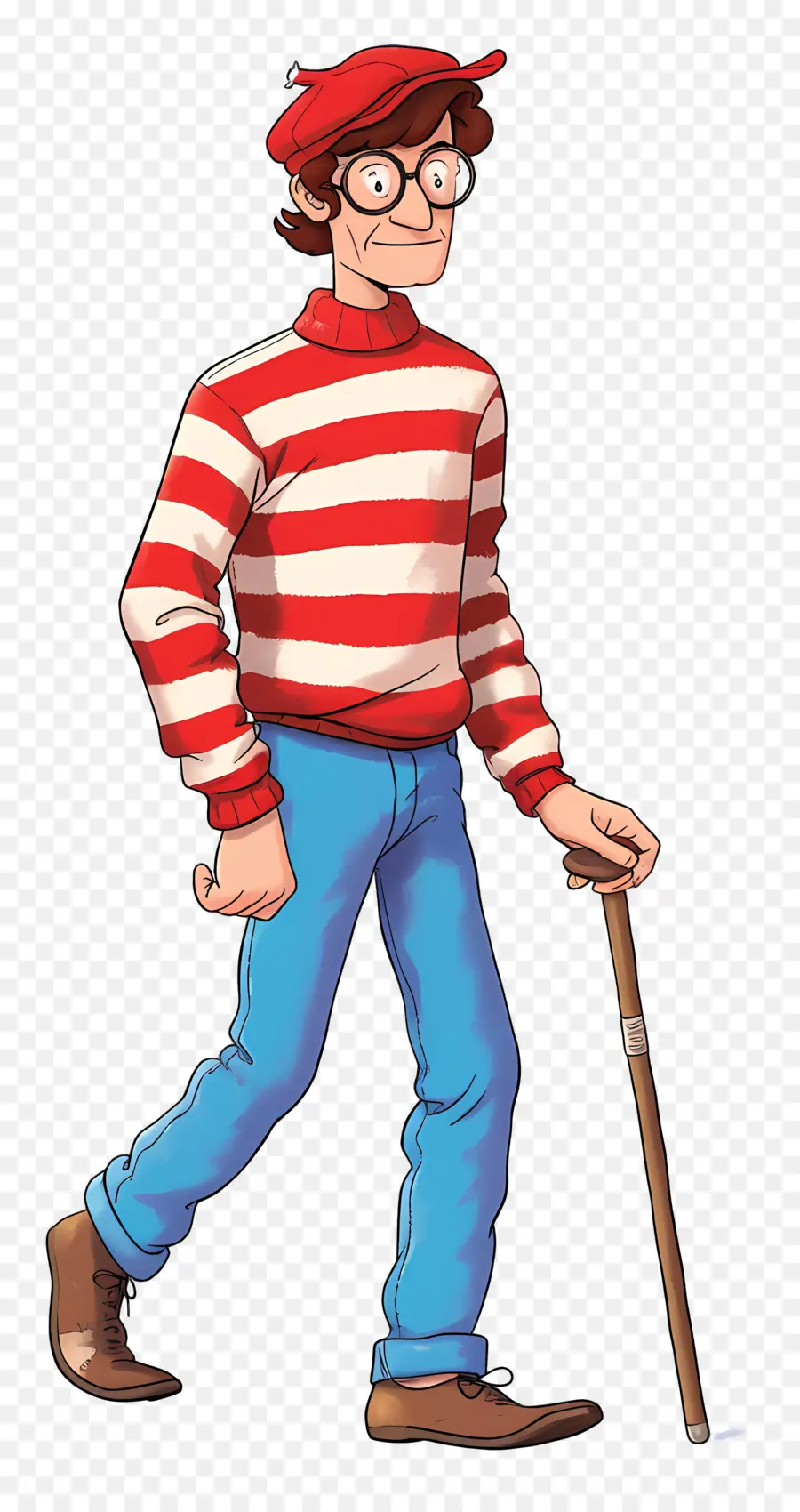 Waldo，Personaje De Camisa A Rayas PNG