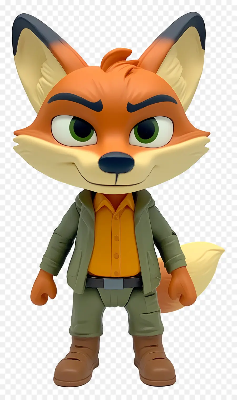 Nick Wilde，Zorro De Dibujos Animados En Traje PNG