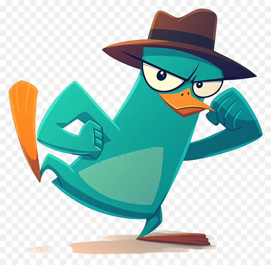 Perry El Ornitorrinco，Agente Ornitorrinco En Acción PNG