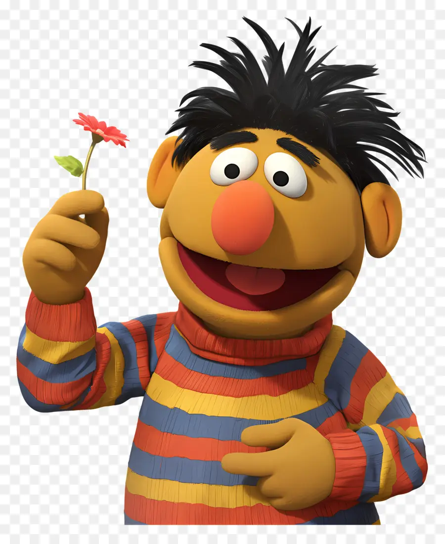 Ernie，Marioneta Naranja PNG