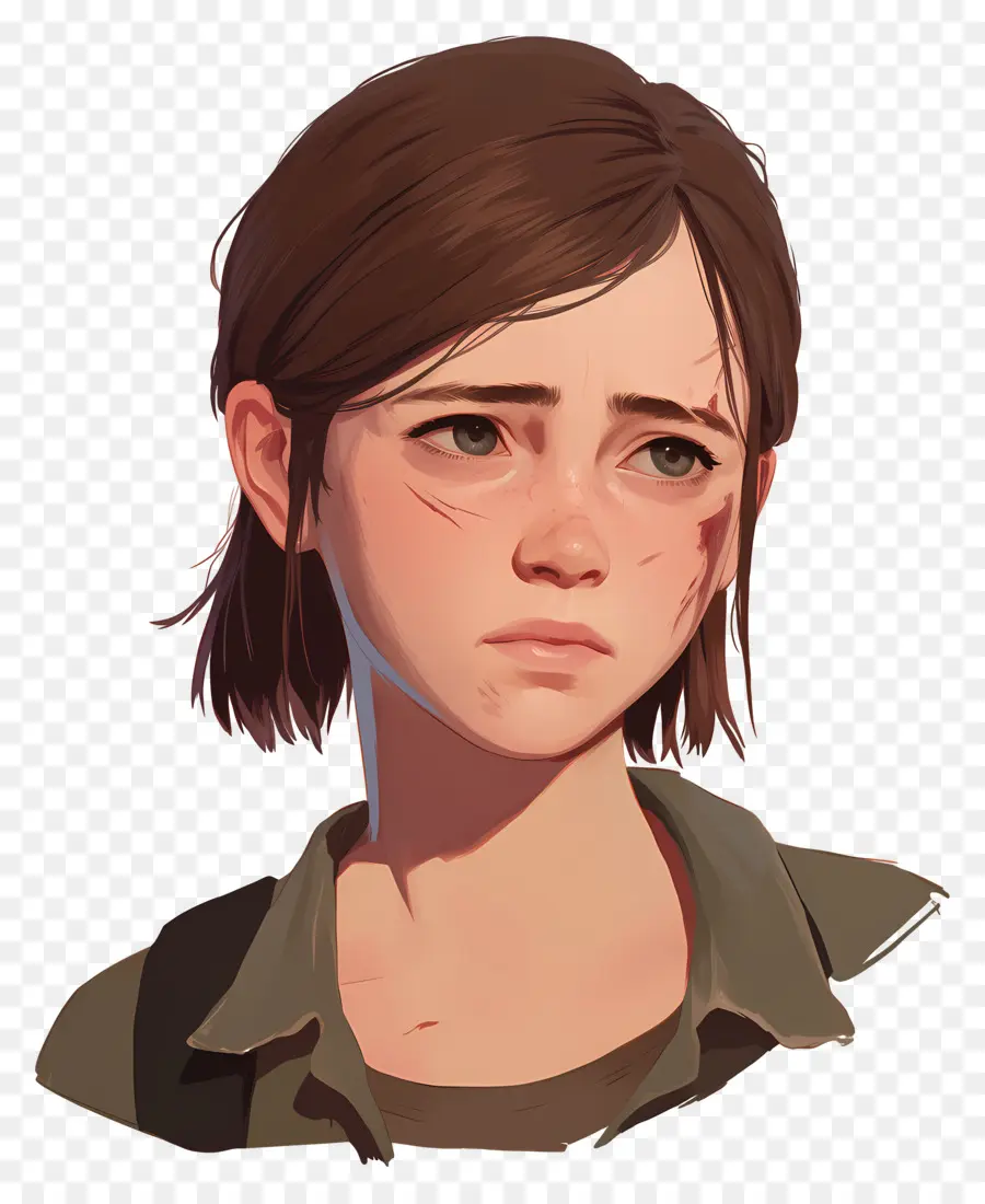 Ellie Williams，Chica Animada PNG