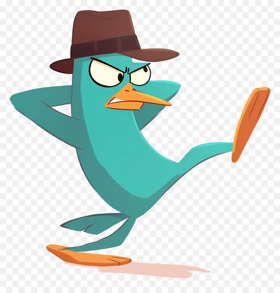 Perry El Ornitorrinco，Agente Ornitorrinco En Acción PNG