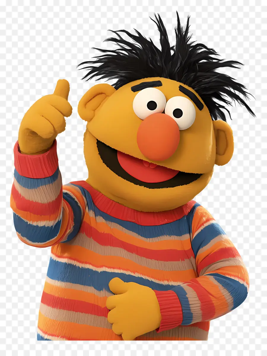 Ernie，Personaje De Dibujos Animados PNG