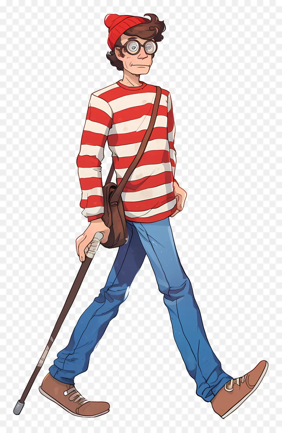 Waldo，Personaje De Camisa A Rayas PNG