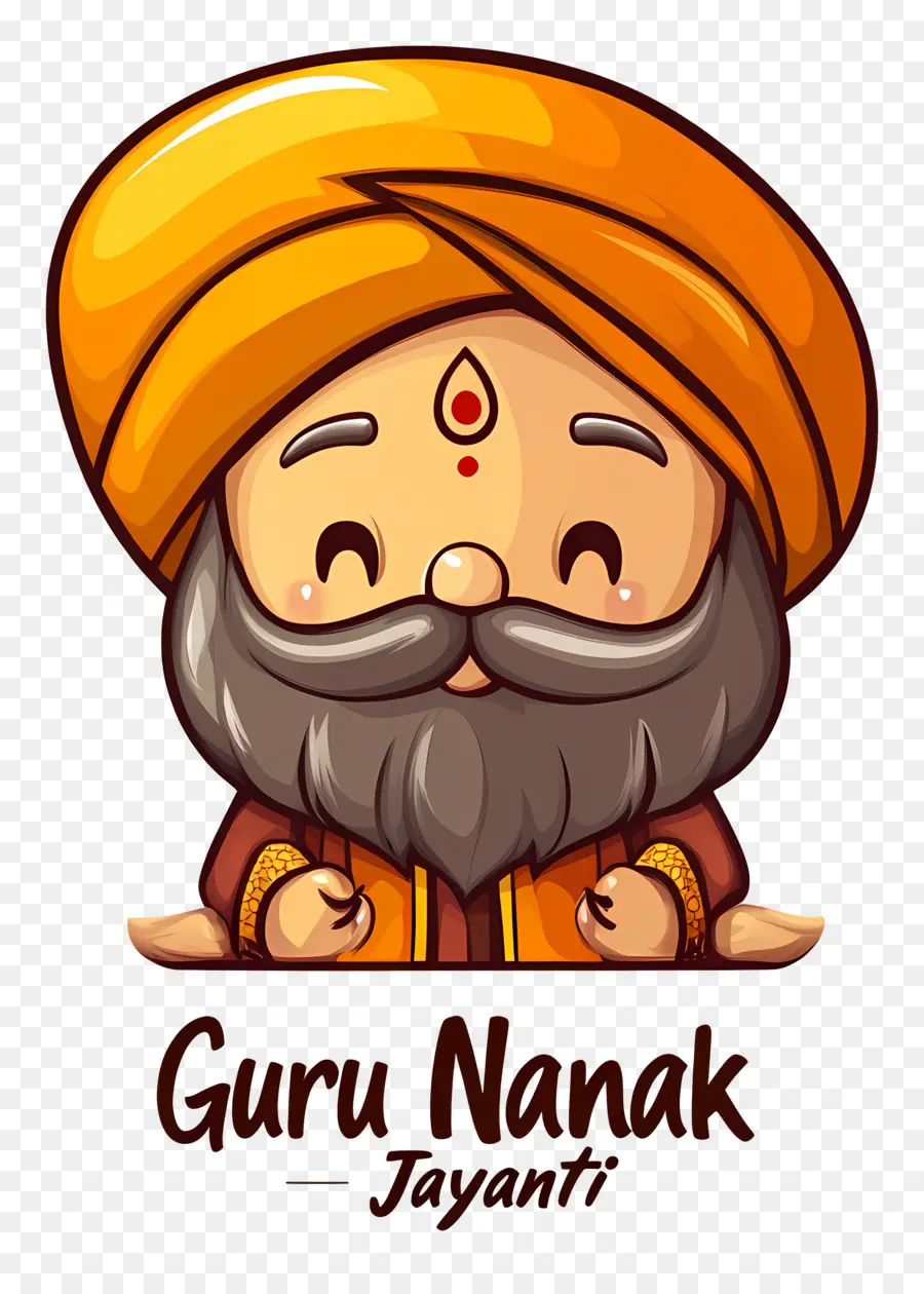 Gurú Nanak Jayanti，Dibujos Animados De Gurú Nanak PNG