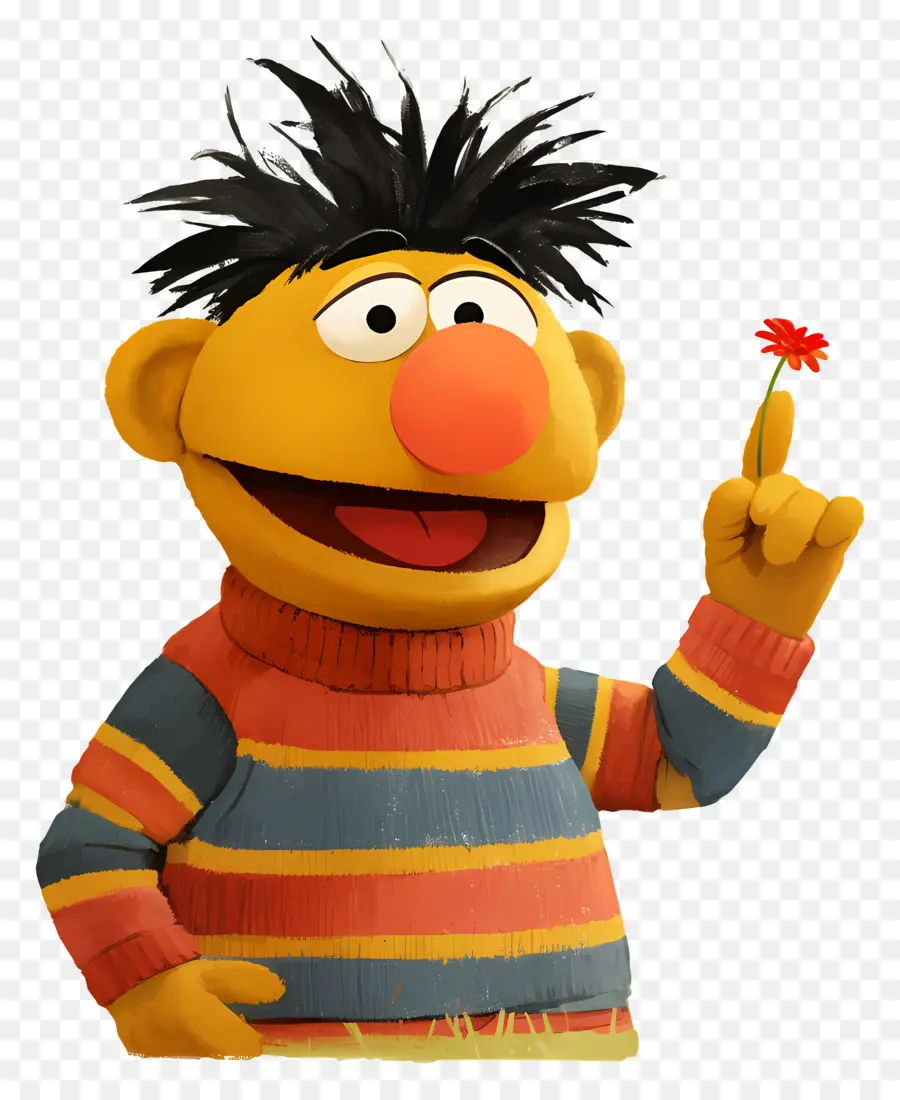 Ernie，Marioneta Naranja PNG