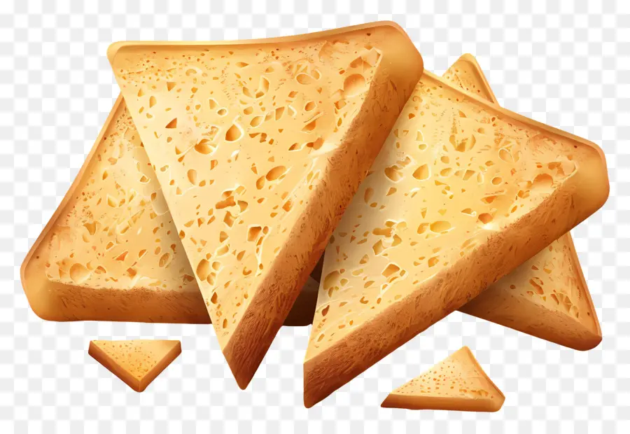 Pan Tostado，Rebanadas De Pan PNG