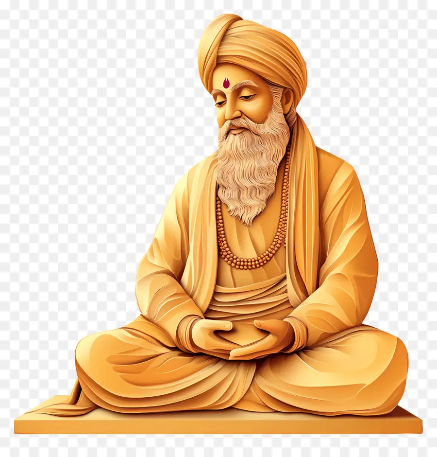 Gurú Nanak Jayanti，Gurú Meditador PNG