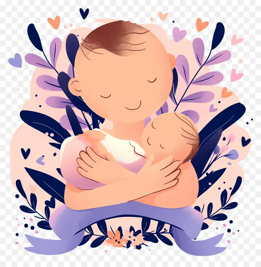 Día Mundial De La Prematuridad，Madre Y Bebe PNG