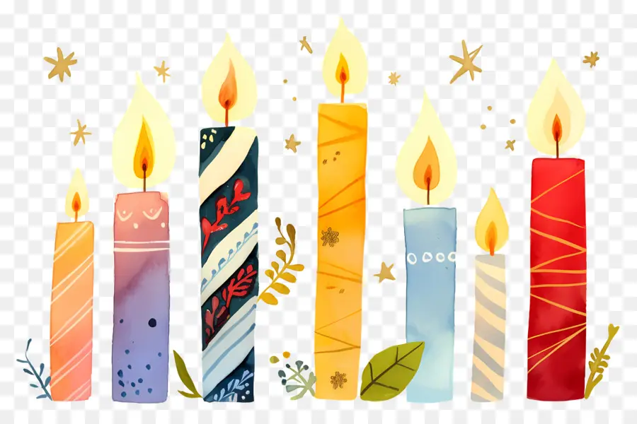 Velas De Navidad，Velas PNG