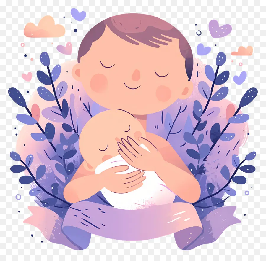 Día Mundial De La Prematuridad，Madre Y Bebe PNG