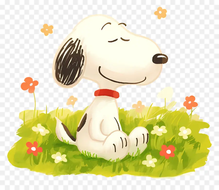 Primavera Snoopy，Perro De Dibujos Animados PNG