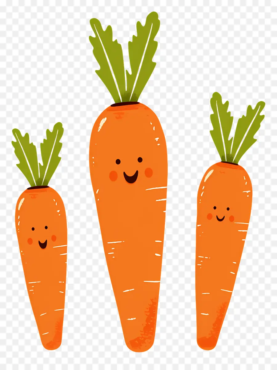 Zanahorias，Lindas Zanahorias PNG