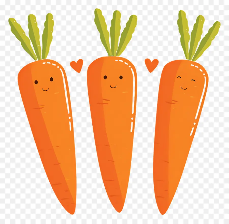 Zanahorias，Lindas Zanahorias PNG