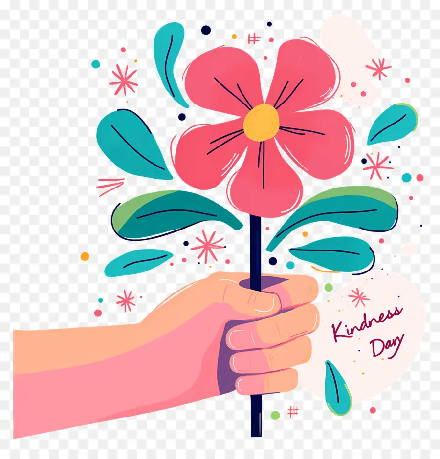 Día Mundial De La Bondad，Flor Del Día De La Bondad PNG