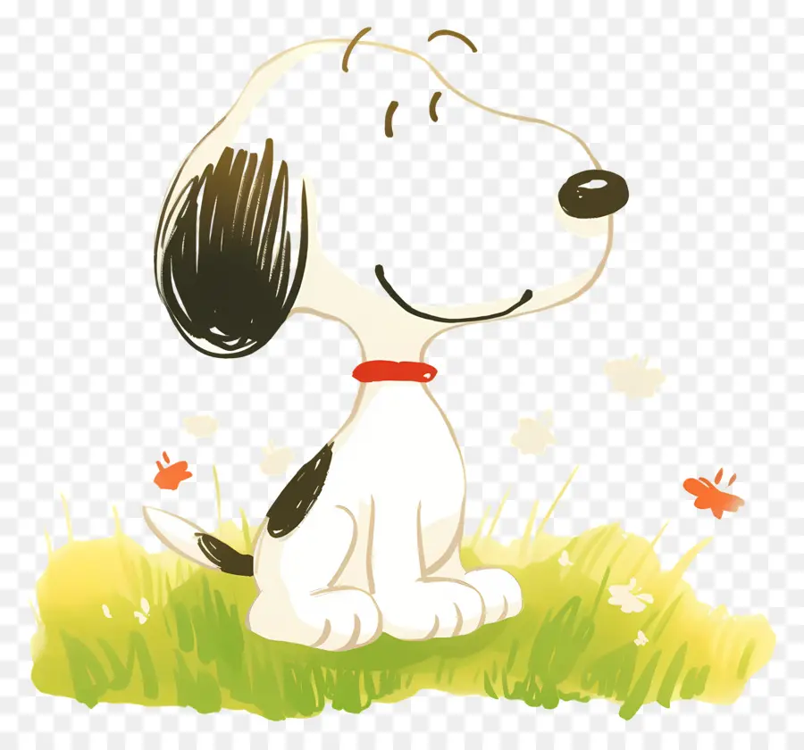 Primavera Snoopy，Perro De Dibujos Animados PNG