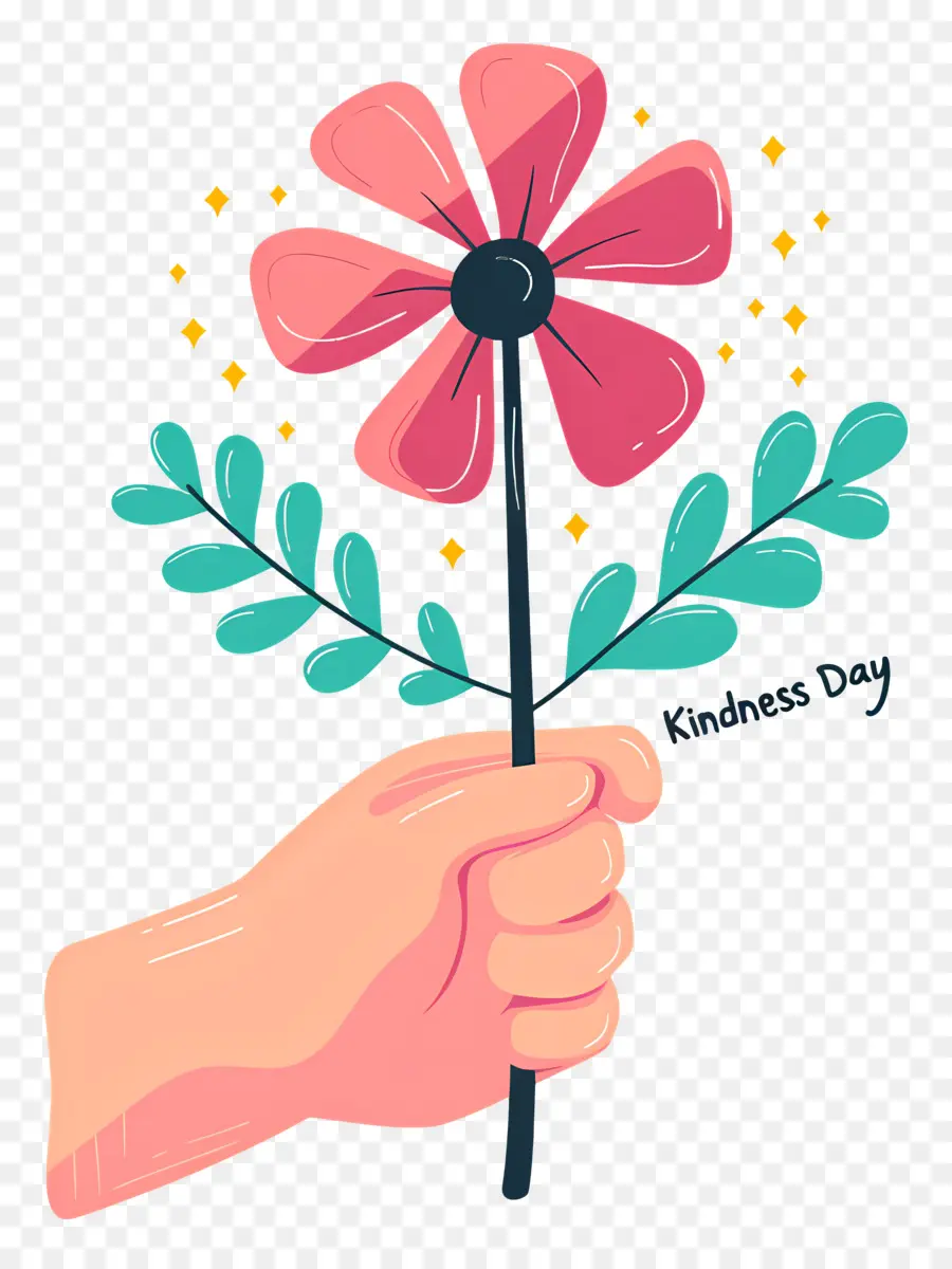 Día Mundial De La Bondad，Flor Rosa PNG