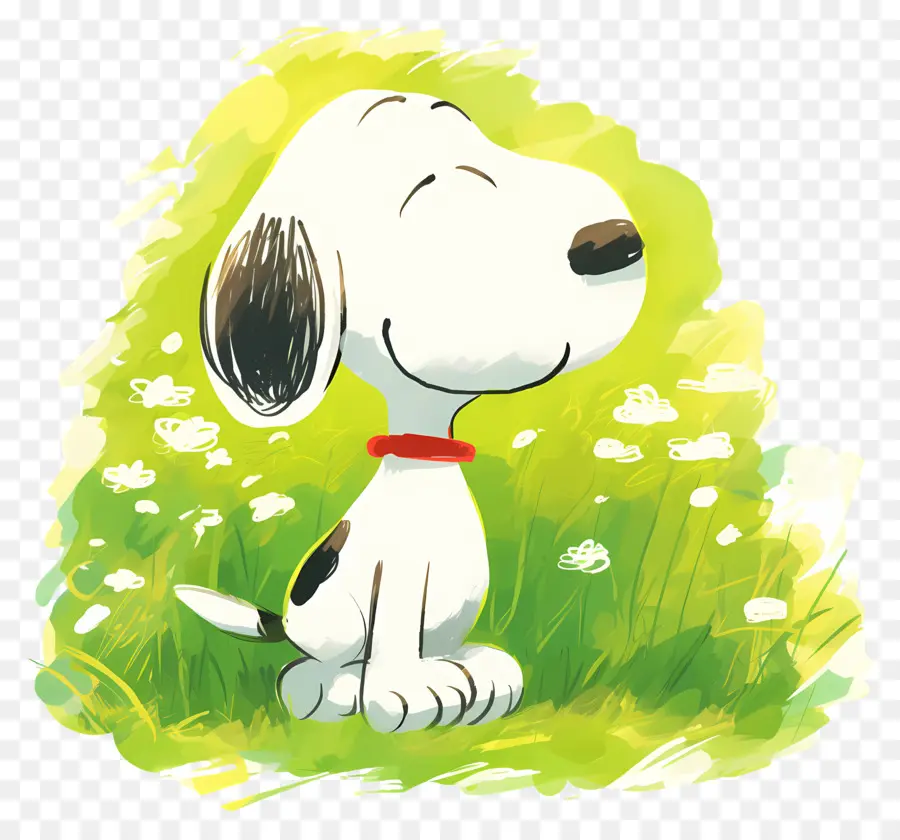 Primavera Snoopy，Perro De Dibujos Animados PNG