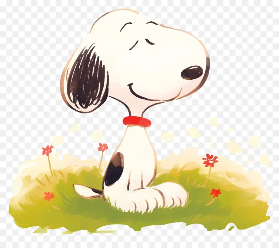 Primavera Snoopy，Perro De Dibujos Animados PNG