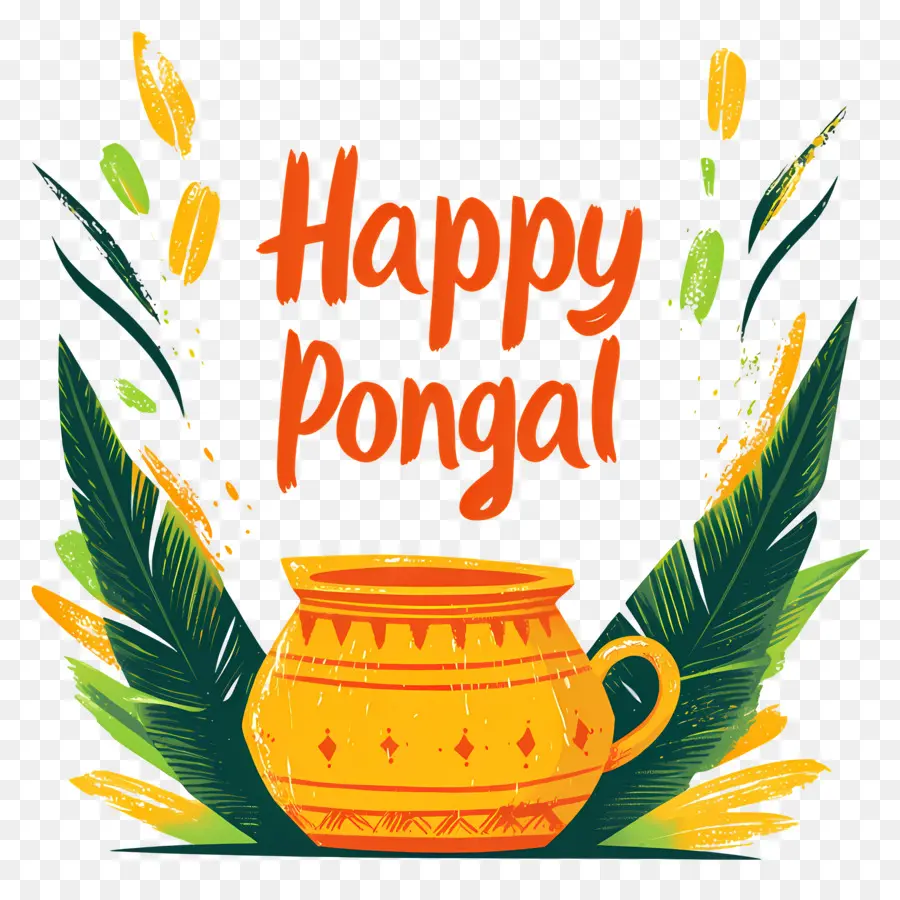 Pongal Feliz，Olla Pongal PNG