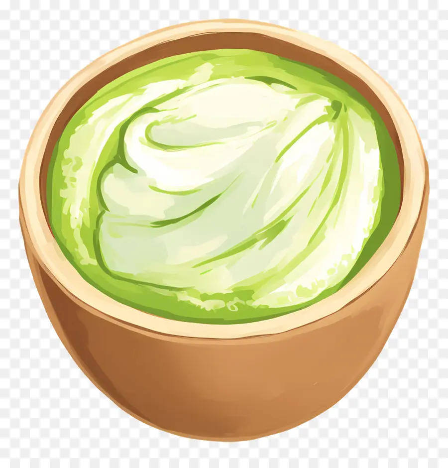 Té Matcha Con Leche，Matcha Verde PNG