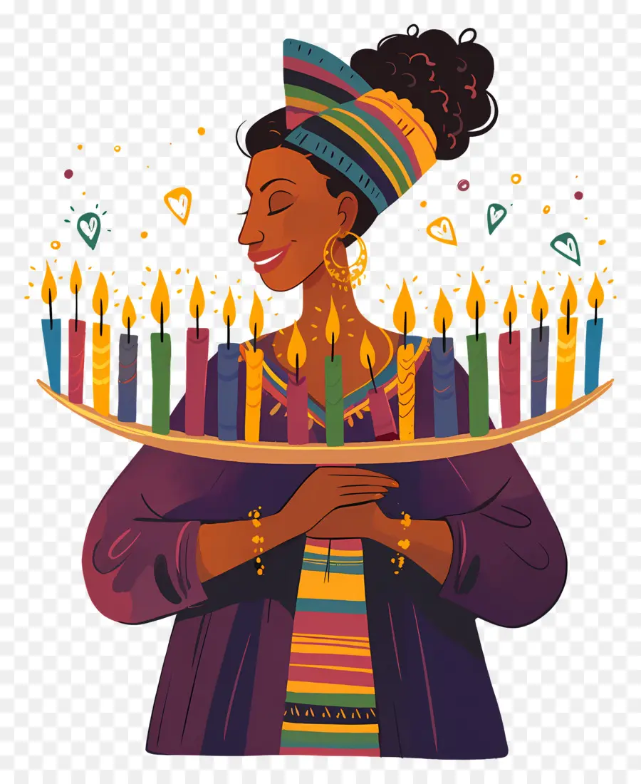 Feliz Kwanzaa，Velas PNG