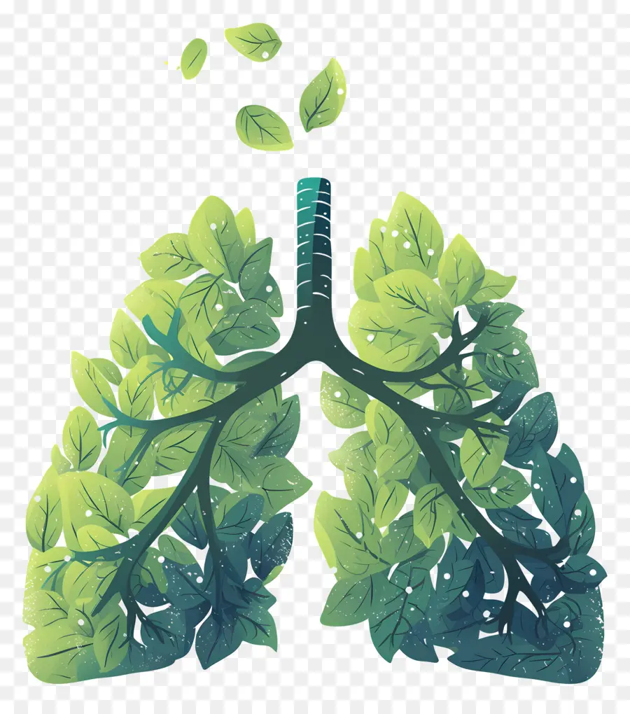 Día Nacional De Prevención De La Contaminación，Tierra Con Pulmones PNG