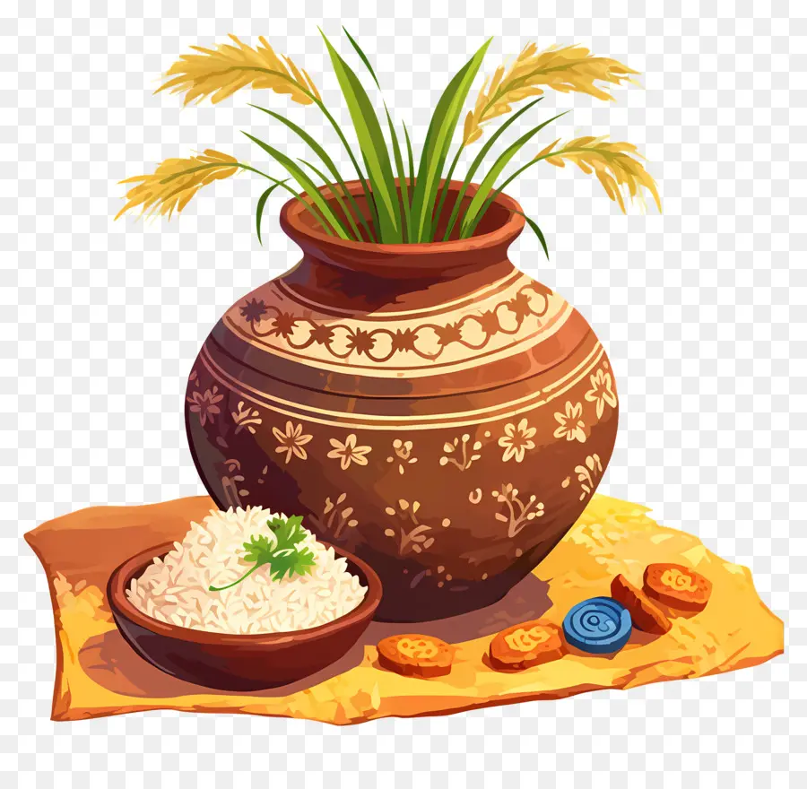 Olla Pongagal，Olla De Arroz PNG