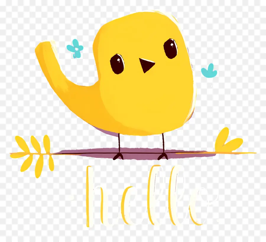 Lindo Pájaro，Pájaro Amarillo PNG