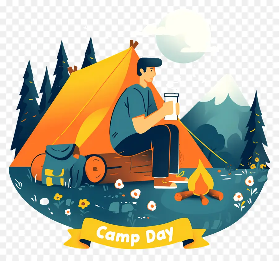 Día Nacional Del Campamento，Cámping PNG