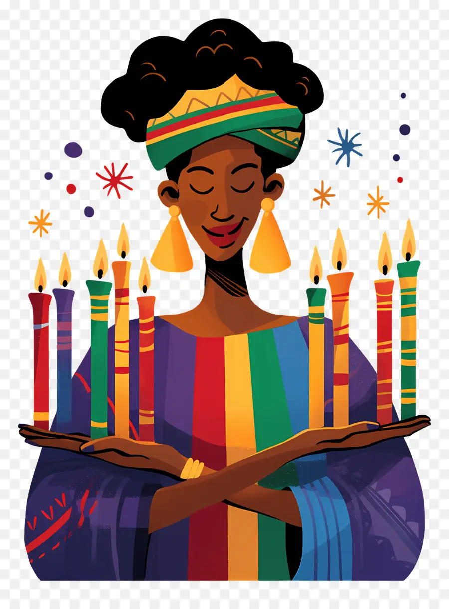 Feliz Kwanzaa，Velas PNG