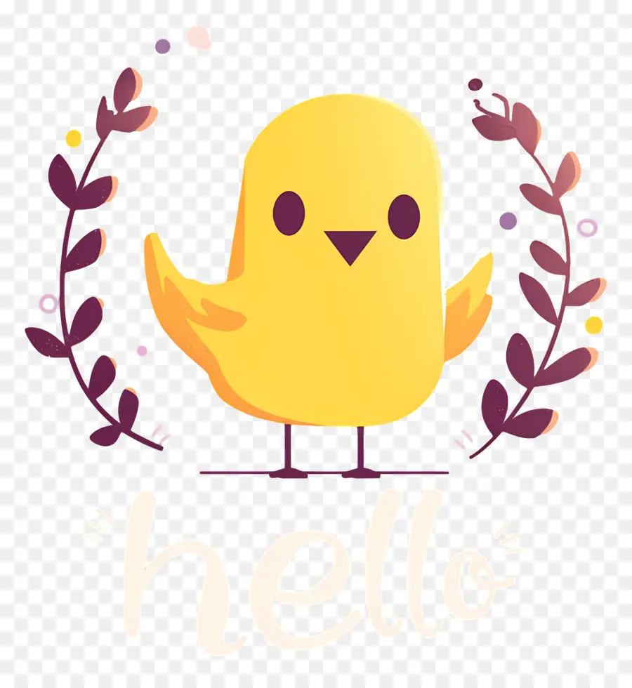 Lindo Pájaro，Pájaro Amarillo PNG