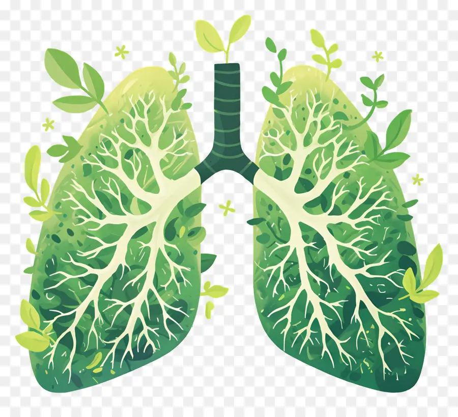 Día Nacional De Prevención De La Contaminación，Tierra Con Pulmones PNG