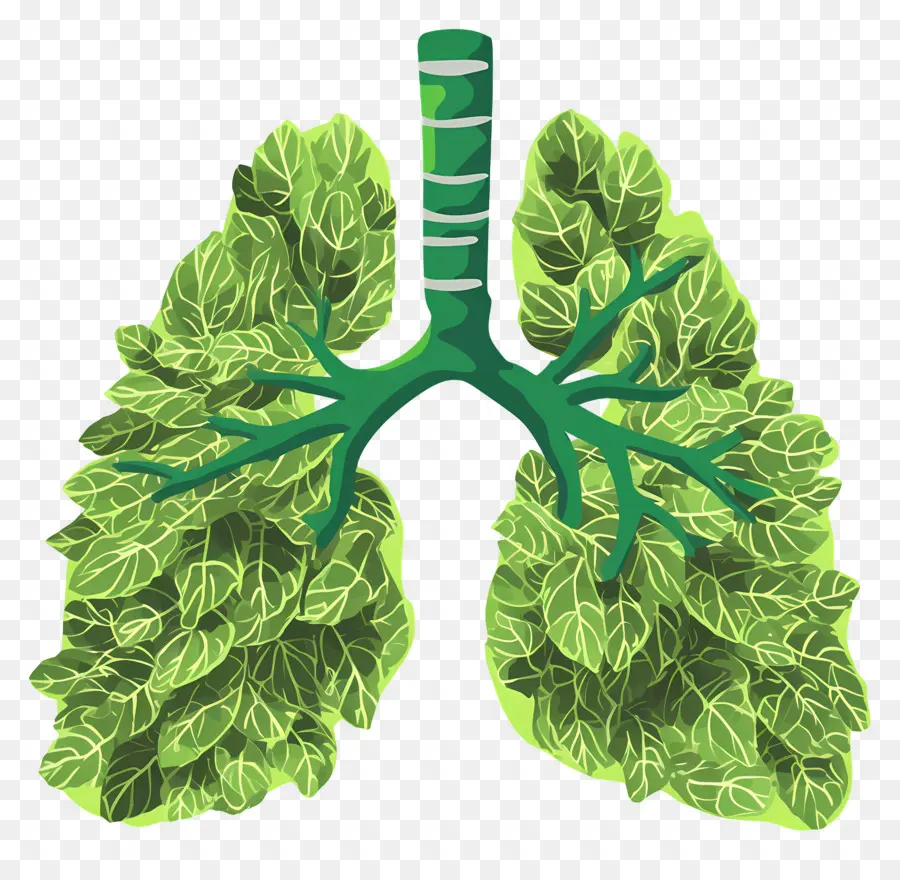 Día Nacional De Prevención De La Contaminación，Pulmones Verdes PNG