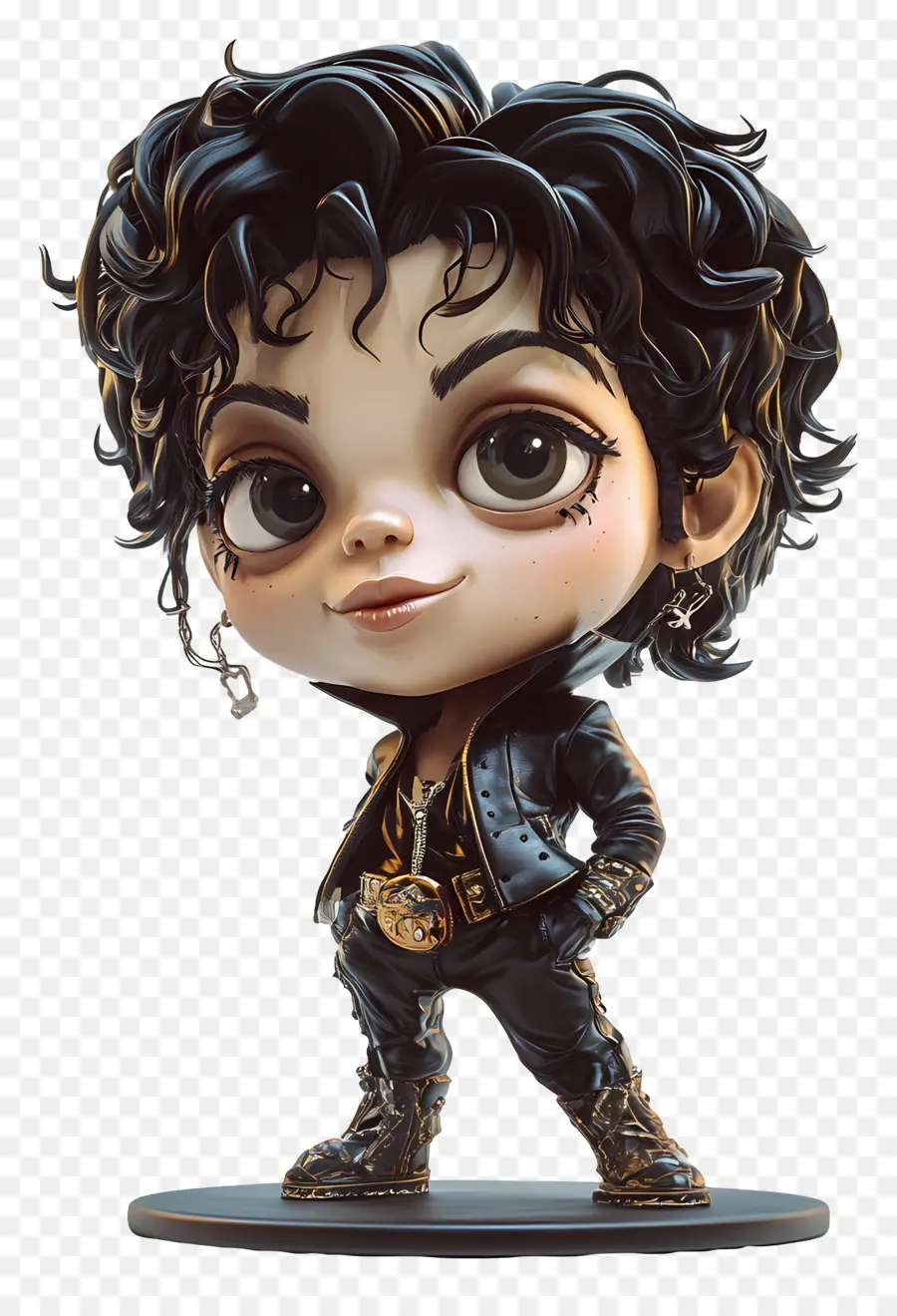 Michael Jackson，Personaje Chibi PNG