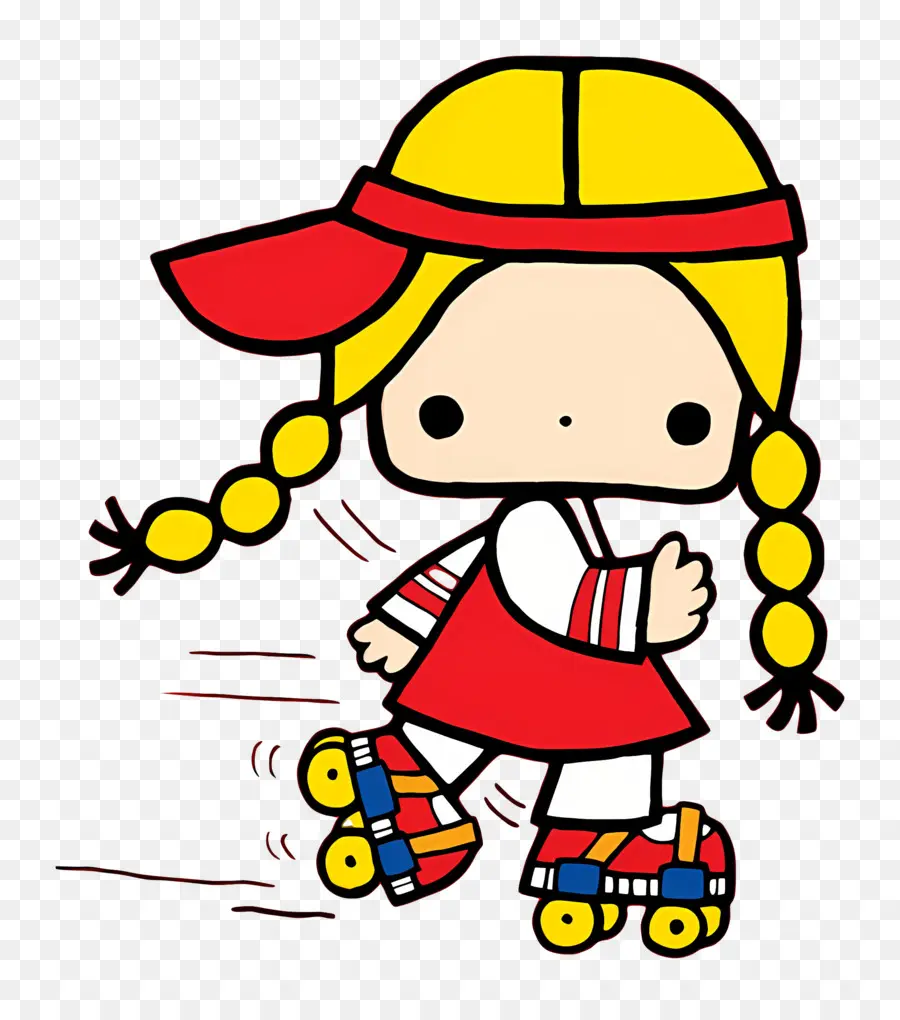 Patty Jimmy，Patinador De Dibujos Animados PNG