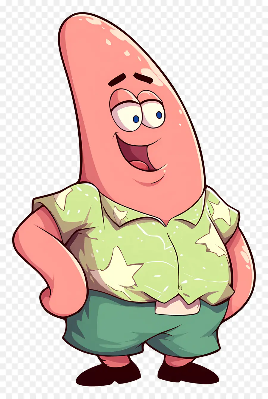 Patricio Estrella，Personaje De Estrella De Mar Rosa PNG