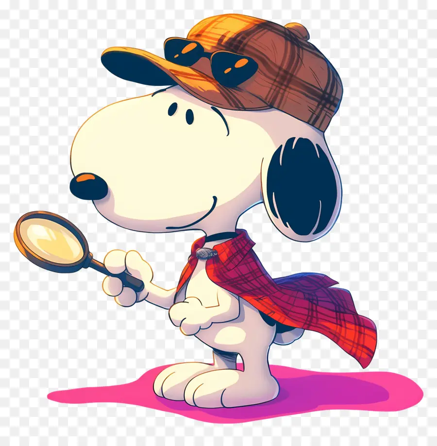 Amor Snoopy，Perro Con Lupa PNG