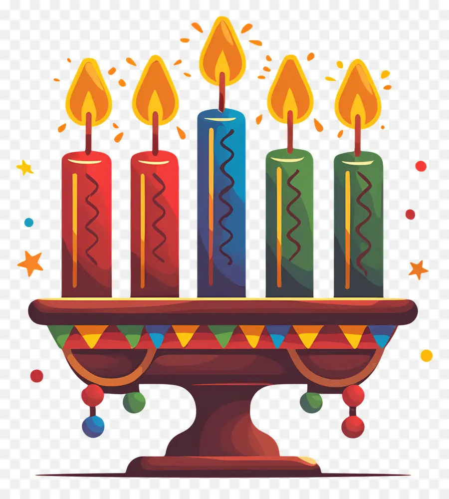 Velas Kwanzaa，Velas PNG