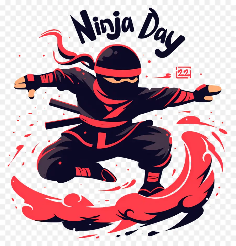 Día Ninja，Acción Ninja Dinámica PNG